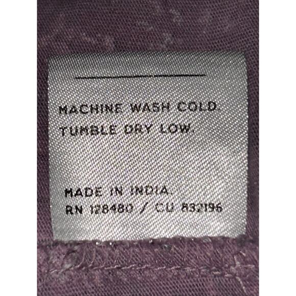 Pact Organic Cotton Staycation Robe Purple Ditzy Floral M/L Sustainable NO BELT - Picture 8 of 11